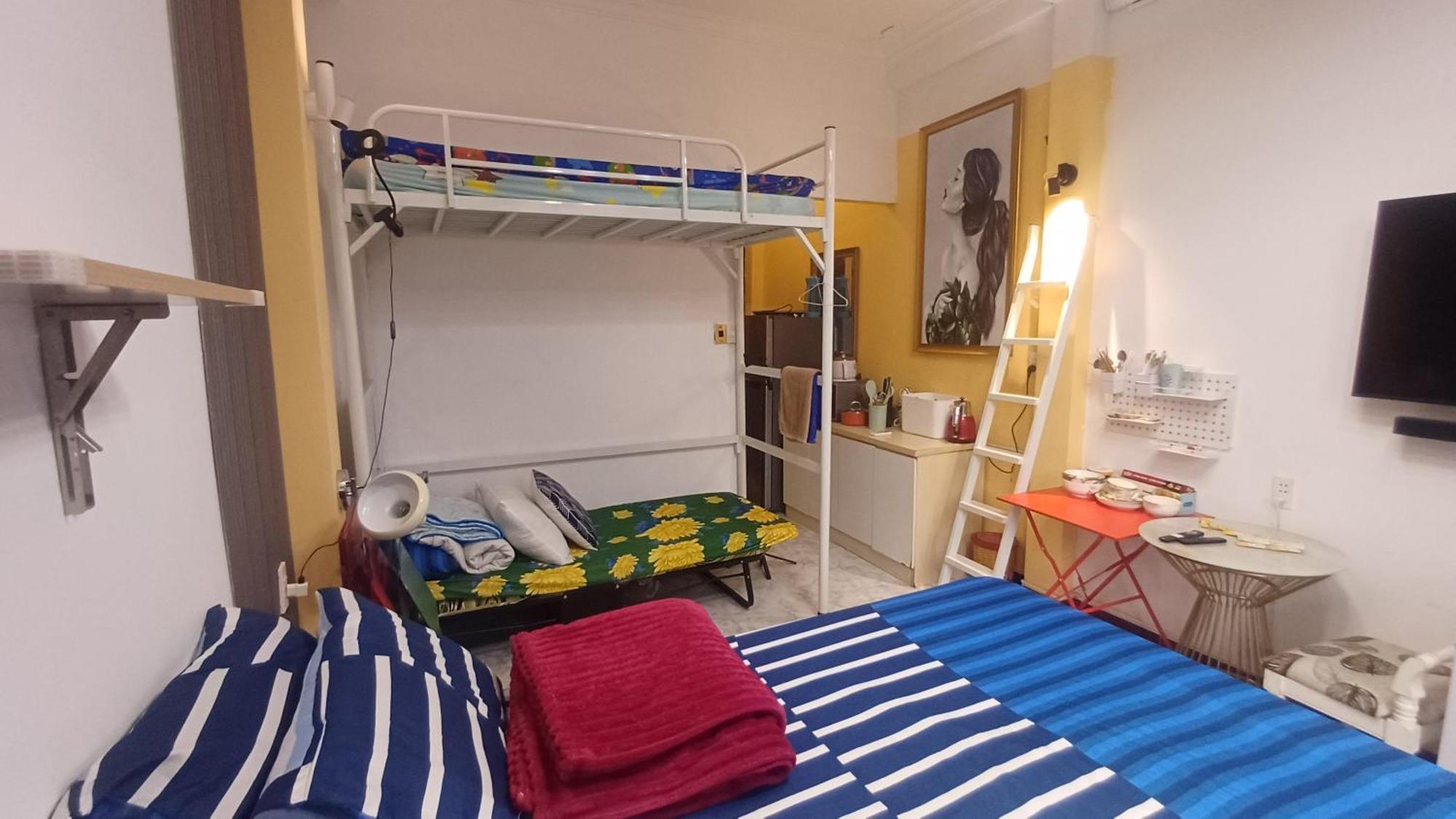 Homestay Hostel Apartment Minh Loc Ho Chi Minh-stad Kamer foto